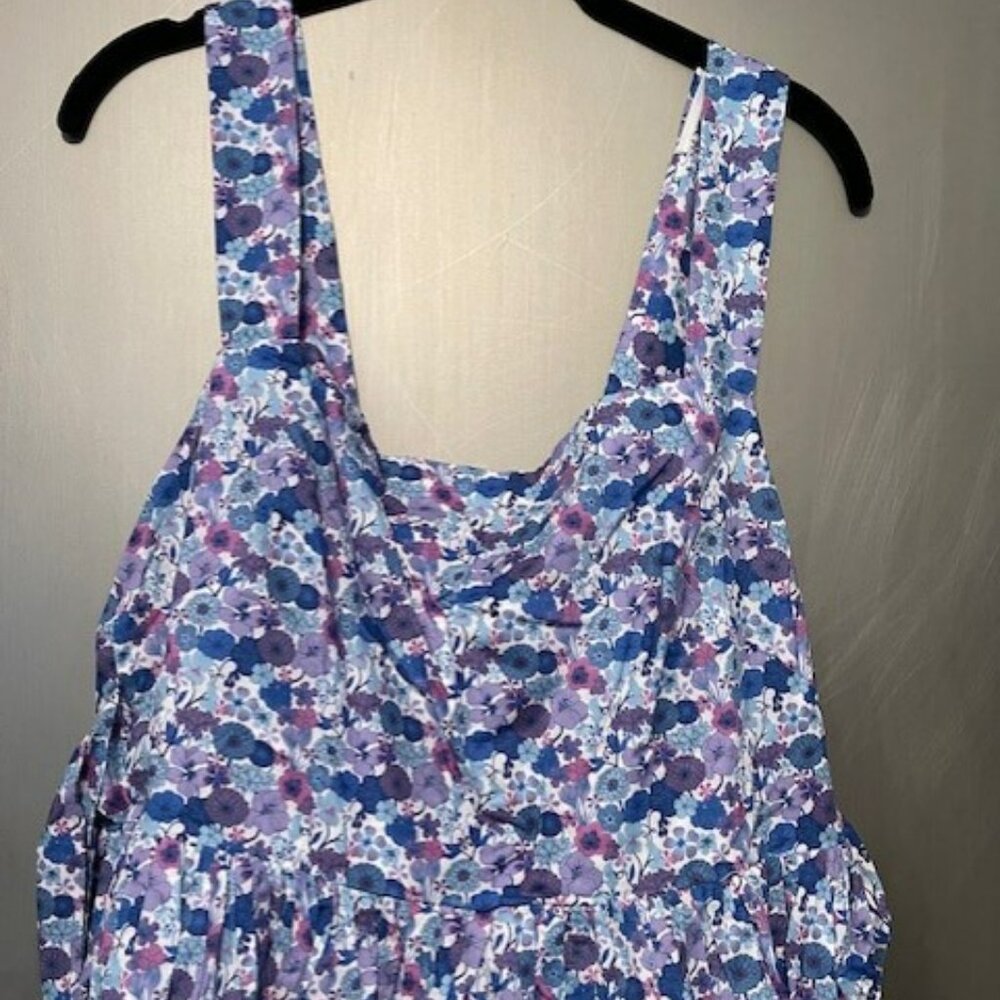 JCrew New apron dress in Liberty® Arrow Floral fabric - RETRO - Picture 11 of 16